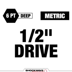 Milwaukee 9 Piece SHOCKWAVE Impact Duty 1/2