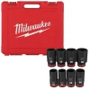 Milwaukee 8 Piece Shockwave Impact Duty 3/4" Drive Metric Deep 6 Point Socket Set 49-66-7020
