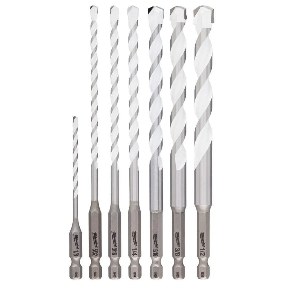 Milwaukee 7 Piece SHOCKWAVE Impact Duty Carbide Multi-Material Drill Bit Kit for PACKOUT 48-20-8899