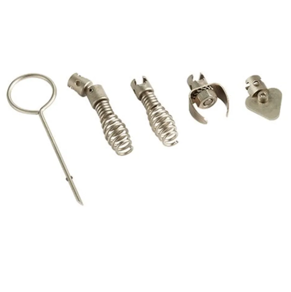 Milwaukee 5 Piece Small (1) Cable Head Drain Cleaning Attachment Kit RUSTGUARD 48-53-2685