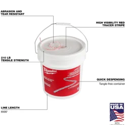 Milwaukee 6500' Poly Pull Line 48-22-4139
