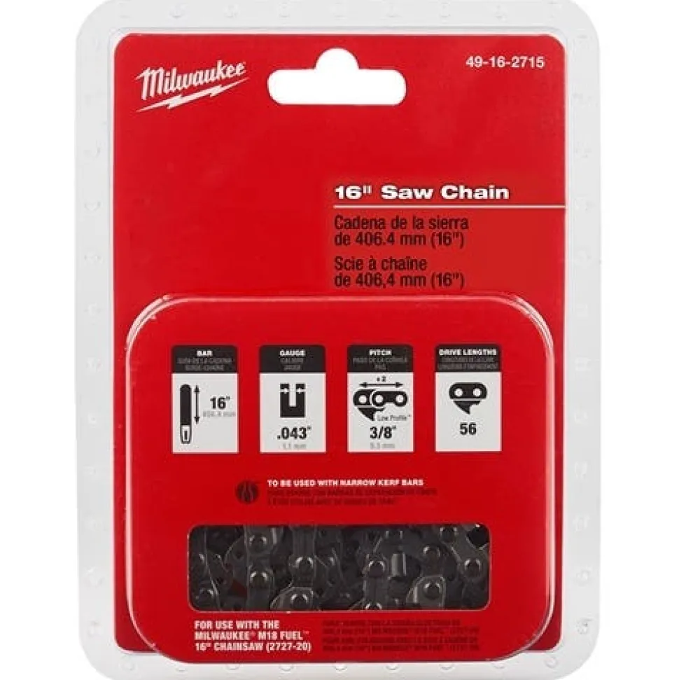 Milwaukee 16" Replacement Saw Chain 49-16-2715