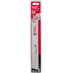 Milwaukee 9" Sawzall Blades 10 TPI Torch (5 Pack) 48-00-5713