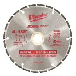 Milwaukee 4-1/2" STEELHEAD Diamond Cut-Off Blade 49-93-7805