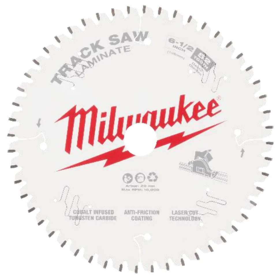 Milwaukee 6-1/2" 52T Laminate Track Saw Blade 48-40-0643