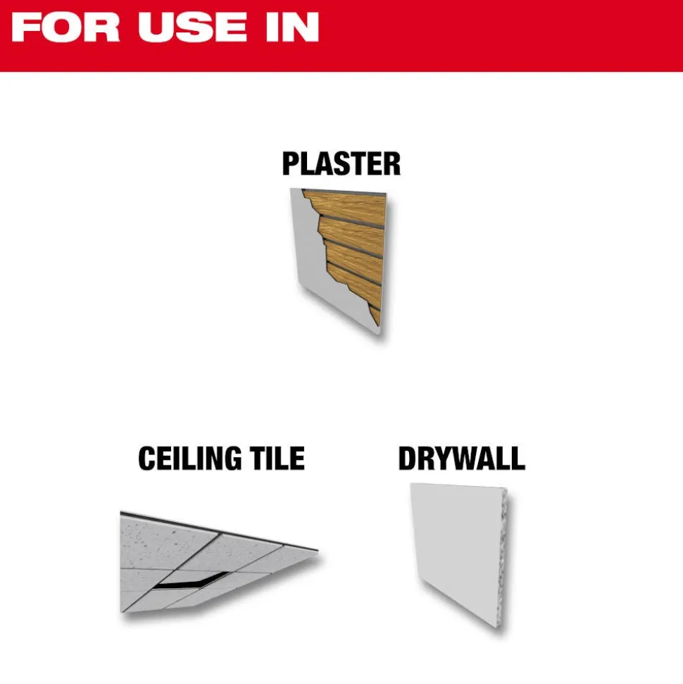 Milwaukee 6" 8TPI Drywall SAWZALL Blades (3 pk) 48-00-5053