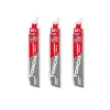 Milwaukee 6" 10TPI TORCH w/ Carbide Teeth Medium Metal Reciprocating Saw Blade - 3 pc 48-00-5351