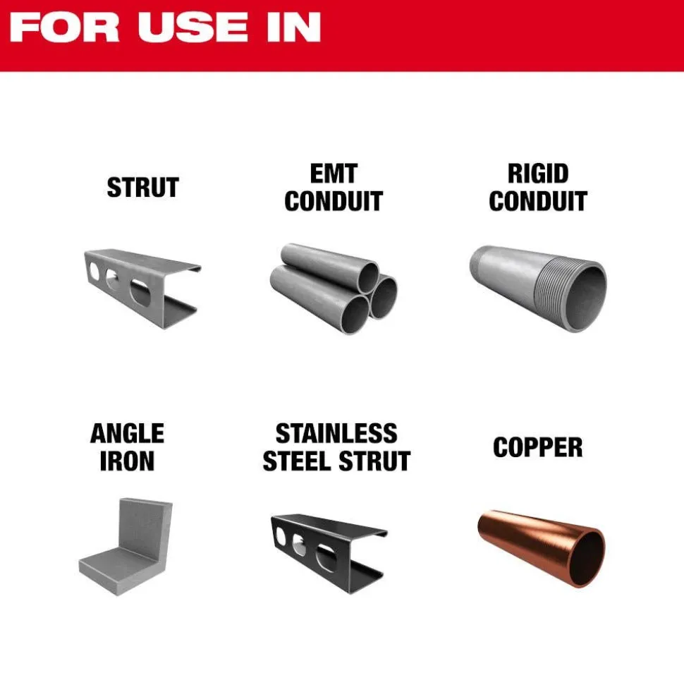 Milwaukee 6" 10TPI TORCH w/ Carbide Teeth Medium Metal Reciprocating Saw Blade - 3 pc 48-00-5351