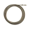 Milwaukee 1/4" x 25' Drop Head Drain Cleaning Cable RUSTGUARD 48-53-2564