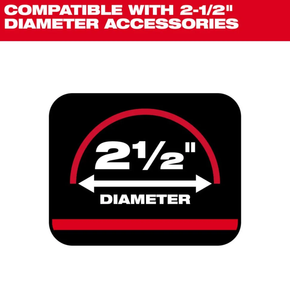 Milwaukee 2-1/2" X 16' Flexible Hose 49-90-2004