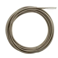 Milwaukee 1/4" x 25' Inner Core Bulb Head Drain Cleaning Cable RUSTGUARD 48-53-2563