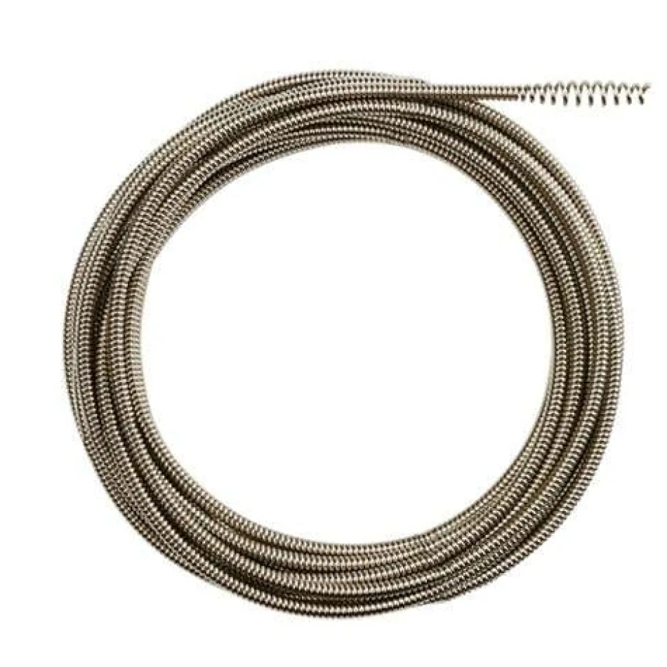 Milwaukee 1/4" x 25' Inner Core Bulb Head Drain Cleaning Cable RUSTGUARD 48-53-2563