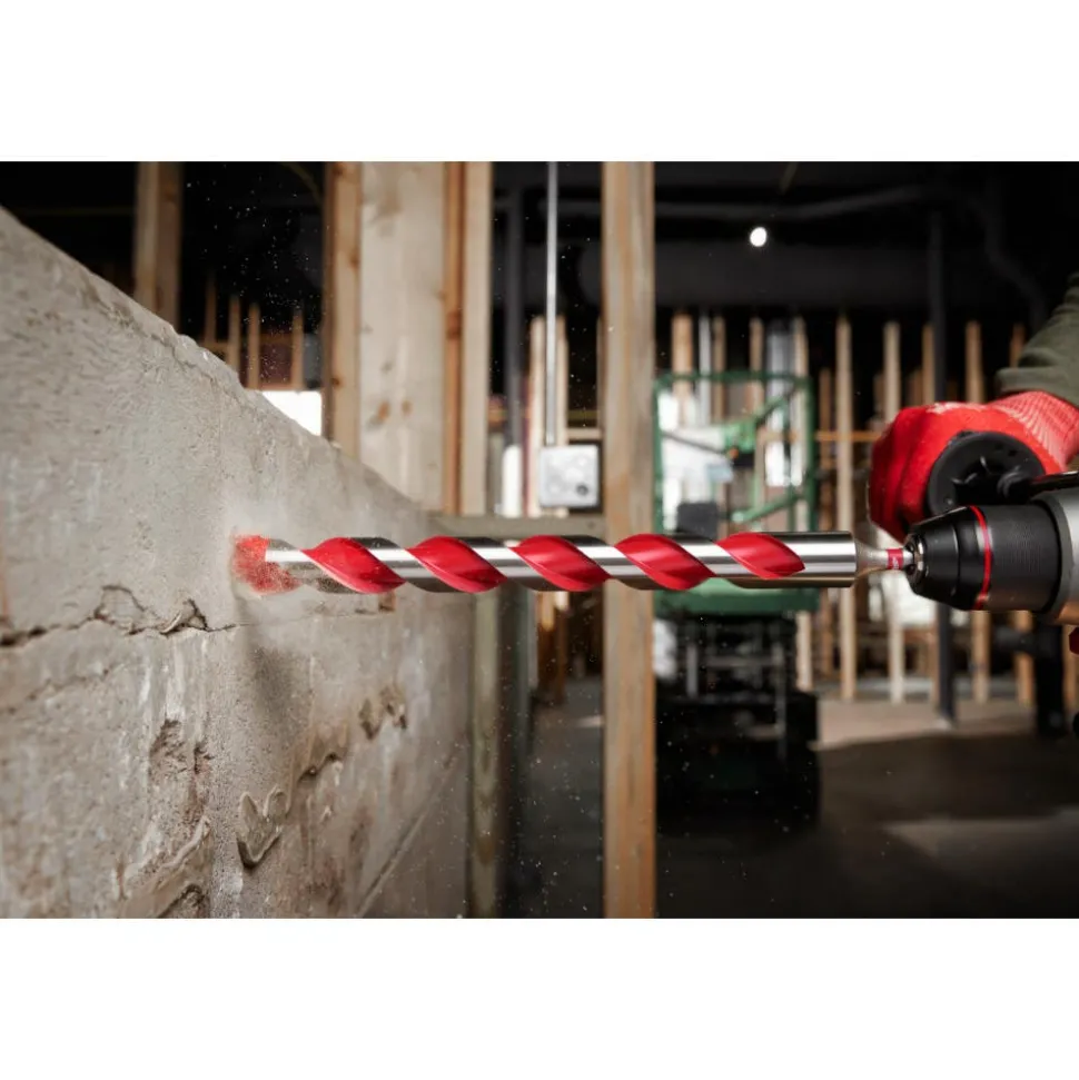 Milwaukee 9/16" x 4" x 6" Carbide Hammer Drill Bit with POWER TIP 48-20-9035