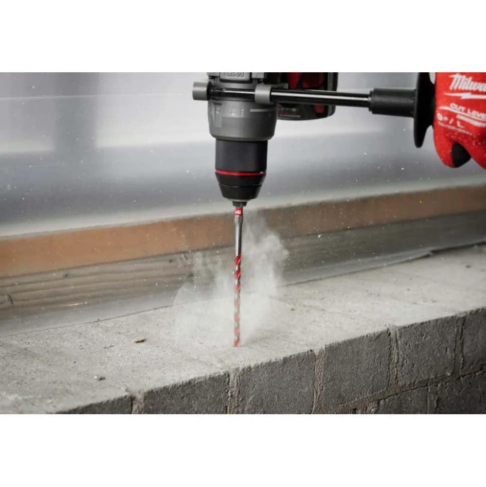 Milwaukee 5/32" x 4" x 6" SHOCKWAVE Impact Duty Carbide Hammer Drill Bit 48-20-9001