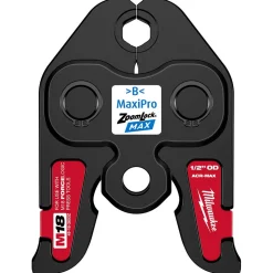 Milwaukee 1/2" ZoomLock MAX Press Jaw for M18 FORCE LOGIC Press Tools 49-16-2653Z