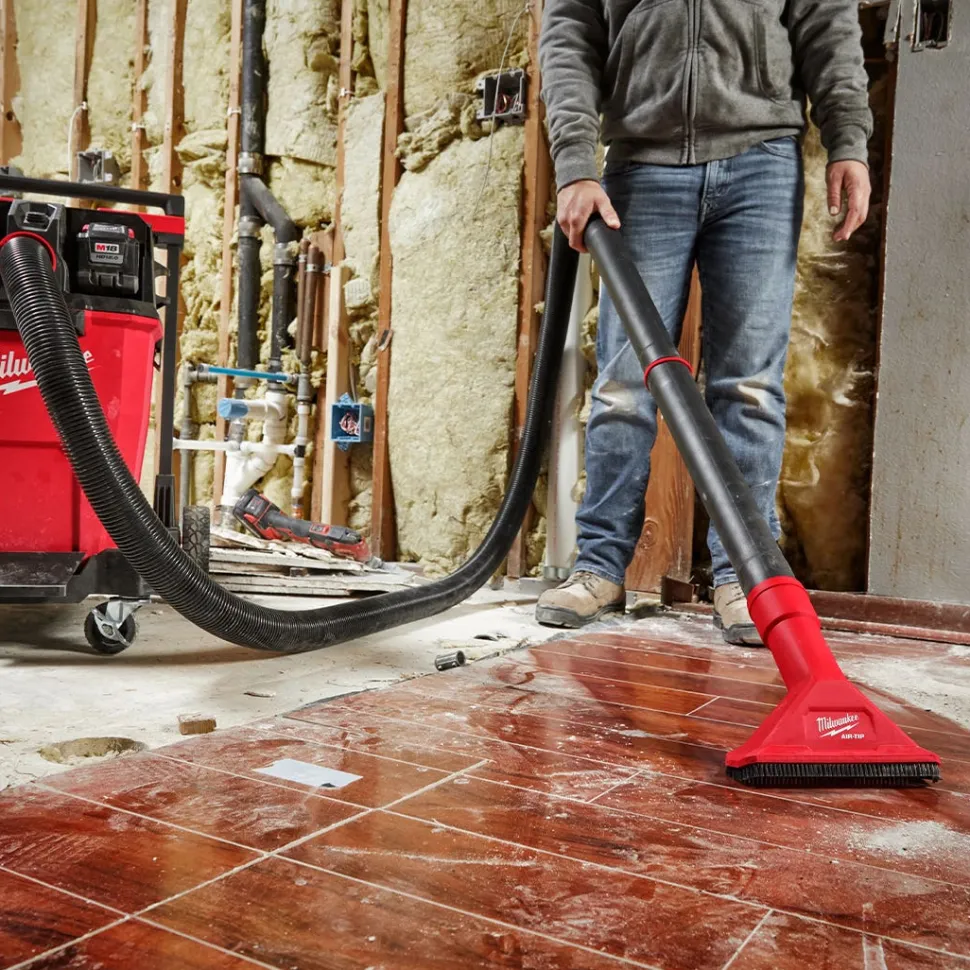 Milwaukee AIR-TIP 2-1/2" Rocking Utility Nozzle Vacuum Attachment w/ Brushes 49-90-2039