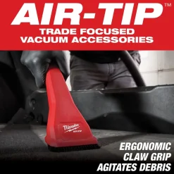 Milwaukee AIR-TIP Claw Utility Nozzle Vacuum Attachment w/ Brushes 49-90-2040