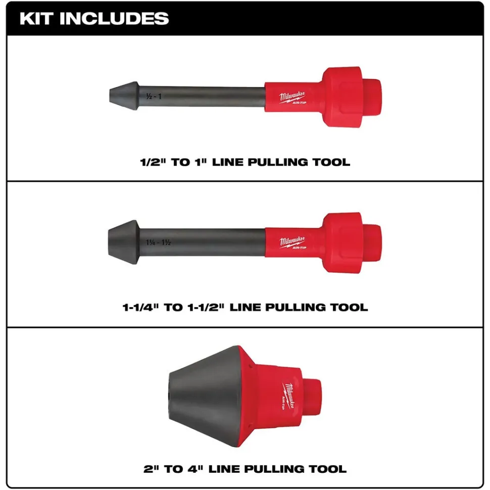 Milwaukee AIR-TIP Conduit Line Puller Kit 49-90-2024
