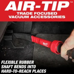 Milwaukee AIR-TIP Flexible Long Reach Crevice Tool Vacuum Attachment 49-90-2030