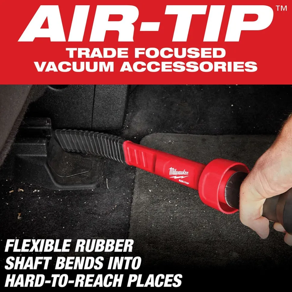 Milwaukee AIR-TIP Flexible Long Reach Crevice Tool Vacuum Attachment 49-90-2030