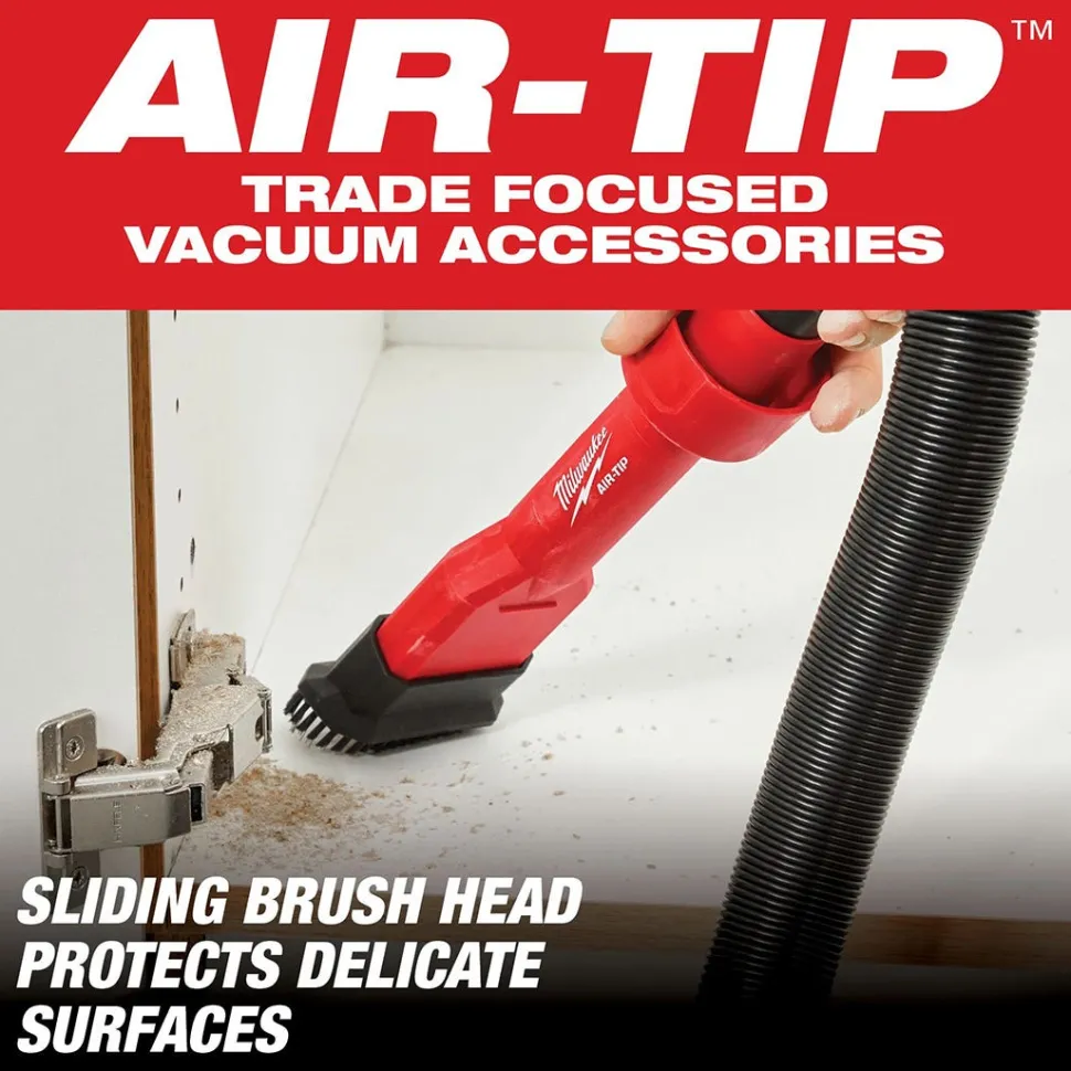 Milwaukee AIR-TIP 2-in-1 Utility Brush Tool Vacuum Attachment 49-90-2028