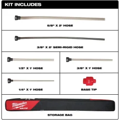 Milwaukee AIR-TIP Long Reach Flexible Micro Hose Vacuum Set 49-90-2037