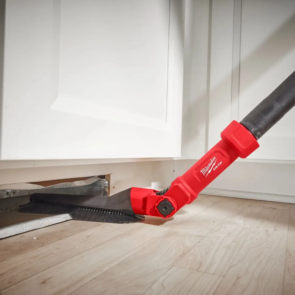 Milwaukee AIR-TIP Low-Profile Pivoting Brush Tool Vacuum Attachment 49-90-2027