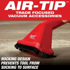 Milwaukee AIR-TIP Rocking Utility Nozzle Vacuum Attachment w/ Brushes 49-90-2038