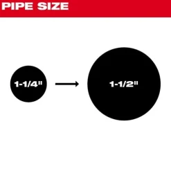Milwaukee Drop Head Straight Auger for Milwaukee 5/8" Sectional Cable 48-53-3812