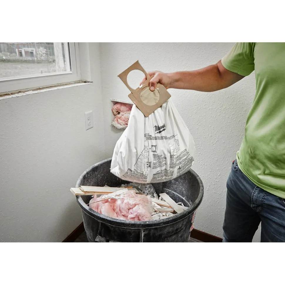 Milwaukee Fleece Dust Bags (5PK) - 6 Gallon 49-90-1979