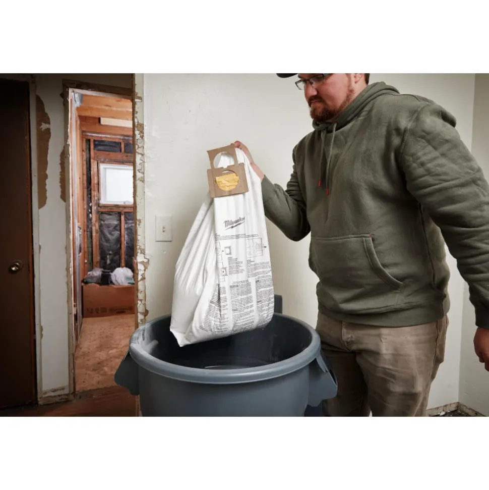 Milwaukee Fleece Dust Bags (5PK) - 12 Gallon 49-90-1999