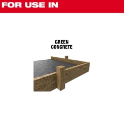 Milwaukee Green 6" x .100" Diamond Blade for Green Concrete (Hard) 49-93-7262