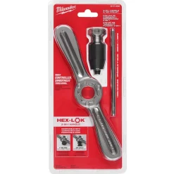 Milwaukee Hex-LOK 2-in-1 Tap and Die Threading Handle? & Tap Collet 49-57-5003
