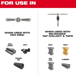 Milwaukee Hex-LOK 2-in-1 Tap and Die Threading Handle? 49-57-5002
