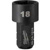 Milwaukee INSIDER Box Ratchet Socket 6 Point 18mm 49-16-1618