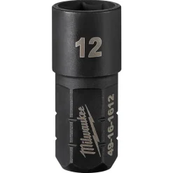 Milwaukee INSIDER Box Ratchet Socket 6 Point 12mm 49-16-1612
