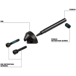 Milwaukee M12 FUEL 16 Ga Nibbler Punch & Die Set 48-44-0272