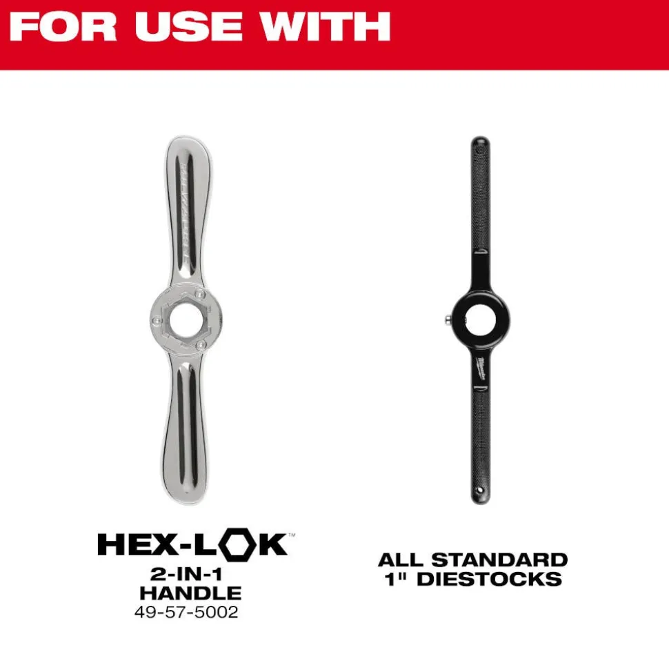 Milwaukee M10-1.50 mm 1-Inch Hex Threading Die 49-57-5352