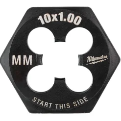 Milwaukee M10-1.00 mm 1-Inch Hex Threading Die 49-57-5354