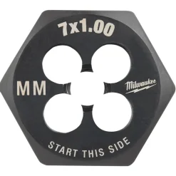 Milwaukee M7-1.00 mm 1-Inch Hex Threading Die 49-57-5341