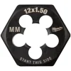 Milwaukee M12-1.50 mm 1-Inch Hex Threading Die 49-57-5359