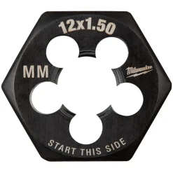Milwaukee M12-1.50 mm 1-Inch Hex Threading Die 49-57-5359