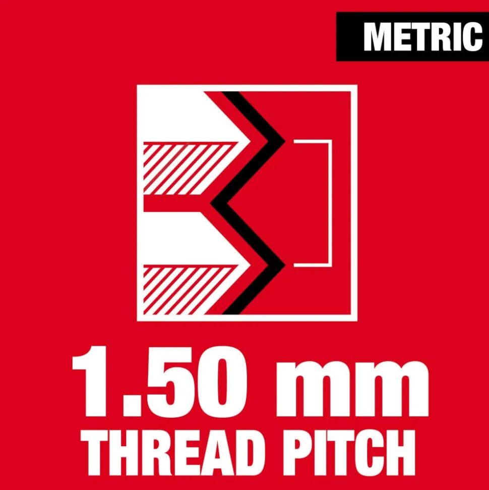 Milwaukee M12-1.50 mm 1-Inch Hex Threading Die 49-57-5359
