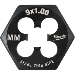 Milwaukee M9-1.00 mm 1-Inch Hex Threading Die 49-57-5349