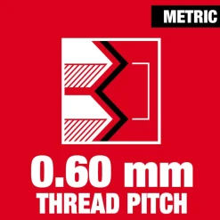 Milwaukee M3-0.60 mm 1-Inch Hex Threading Die 49-57-5310