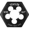 Milwaukee M12-1.75 mm 1-Inch Hex Threading Die 49-57-5358