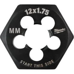 Milwaukee M12-1.75 mm 1-Inch Hex Threading Die 49-57-5358