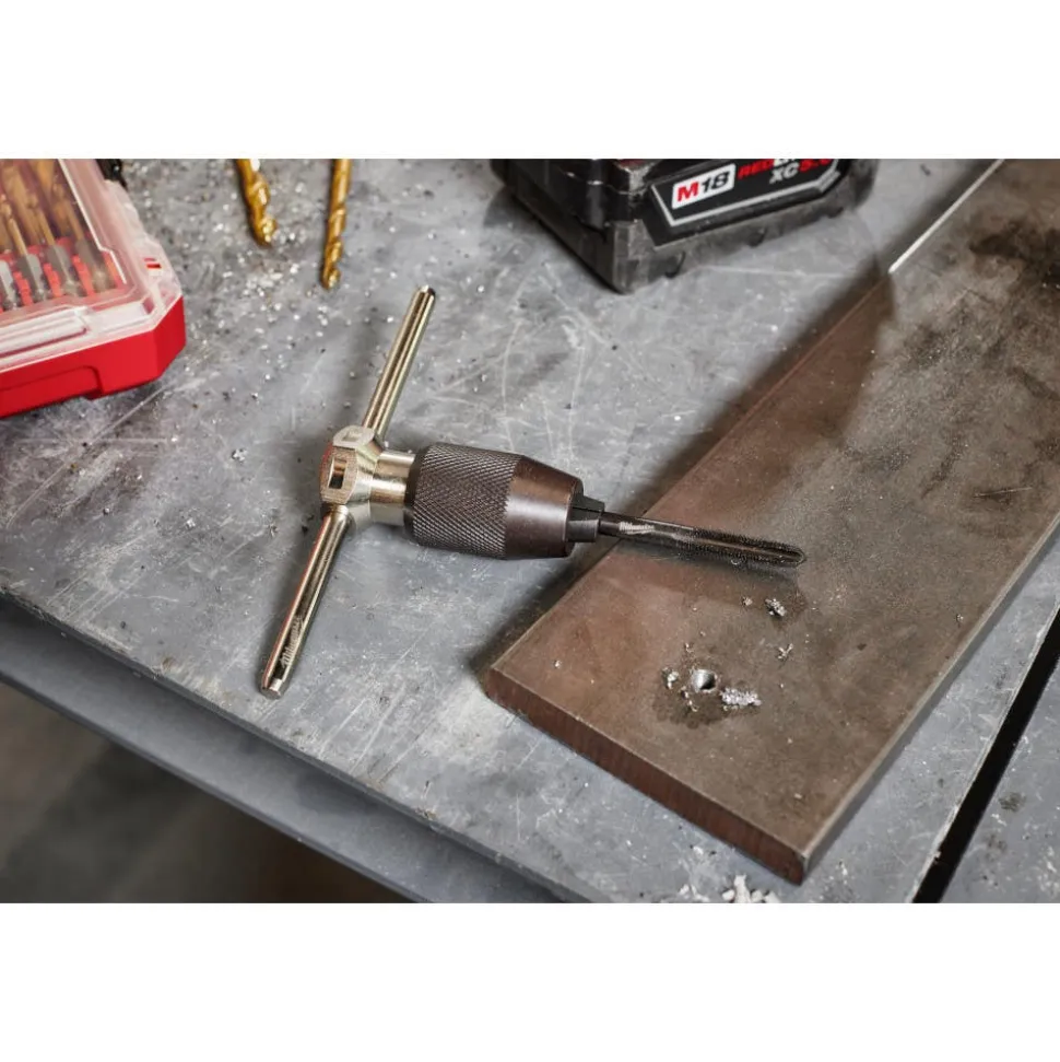 Milwaukee M6-1.00 mm Straight Flute Plug Tap & #9 Drill Bit 49-57-5536