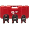Milwaukee M18 Viega MegaPress Fittings Black Iron Press 1/2 - 1" Kit 49-16-2696