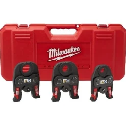 Milwaukee M18 Viega MegaPress Fittings Black Iron Press 1/2 - 1" Kit 49-16-2696